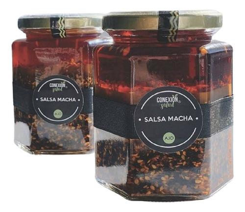 Salsa Macha Gourmet Con Aceite De Aguacate Y Ajo 1 X 250 Grs