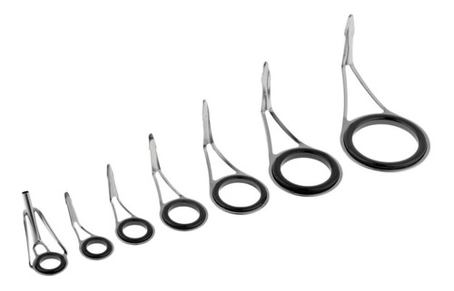 Single Leg Silver Frame Black Ring