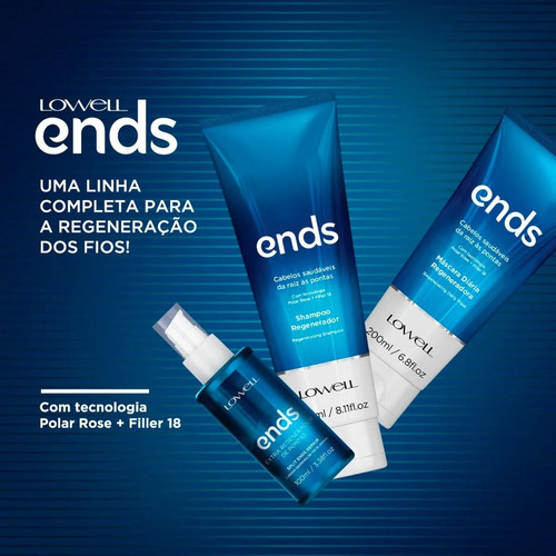 Leave-in Extra Regenerador De Pontas Ends 100ml - Lowell