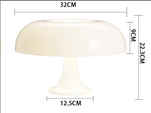 Lámpara De Mesa O3led En Forma De Hongo Para Dormitorio, Mes