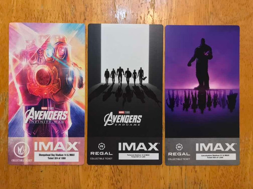 Imax Marvel Studios Avengers Infinity War Endgame Boletos