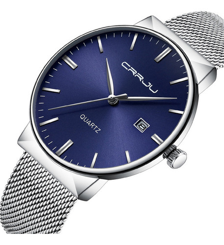 Reloj De Pulsera Ultradelgado E Impermeable Para Hombre Fas