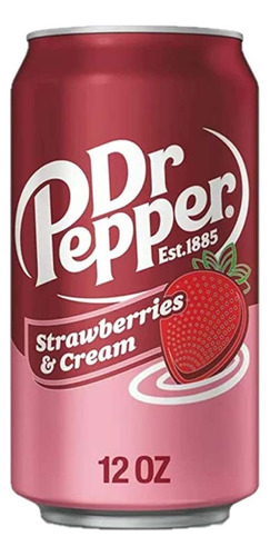 Refresco Individual Dr Pepper Strawberries & Cream 355ml