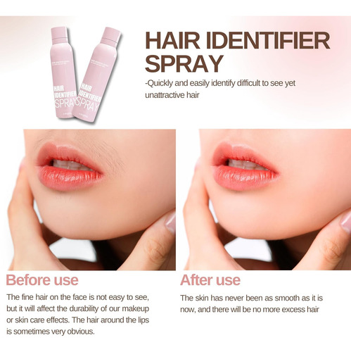 Hair Identifier Spray For Face Shavingface Hair Identifier