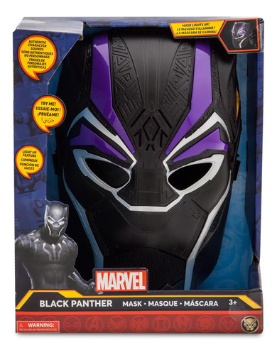 Mascara Con Luces Black Panther (marvel)