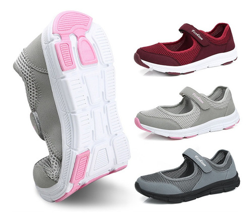 2022 Summer New Urban Zapatos De Mujer Home Velcro Mother Sh