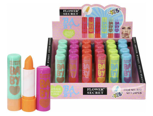 Pack 6 Bálsamo Labial Baby Humectante Reparador Labios