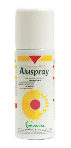 Aluspray Protector Y Cicatrizante De Heridas Perros Gatos