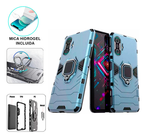 Funda Para Xiaomi Redmi K40 Gaming Edition / Poco F3 Gt Uso Rudo + Mica Hidrogel