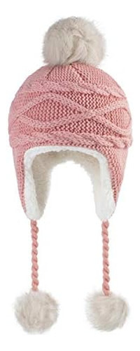 Casa Prefere Meninas Sherpa Earflaps Chapéu Crianças Chapéu
