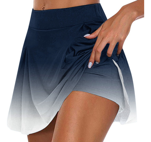 Minifaldas Para Mujer, Falda De Tenis Y Golf Con Estampado C