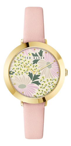 Reloj Ted Baker Para Mujer Con Correa De Cuero Rosa (modelo: