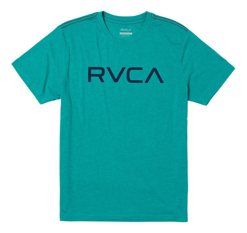 Polera M/c Hombre Big Rvca Ss Verde Rvca