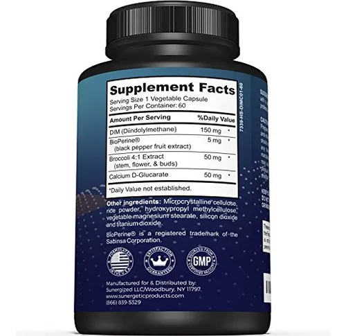 Suplemento Dim Premium Incluye 150 Mg De Diindolilmetano Dim