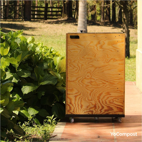 Compostera Yocompost École 120 L Madera + Curso Compostaje