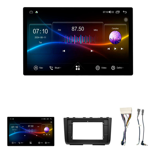 Multimídia Creta 2022 Acima 4+64gb 2mix Octacore 2k 4g 13p