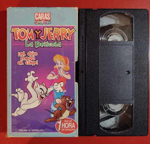 Tom Y Jerry La Pelicula Caras Cartoon Vhs
