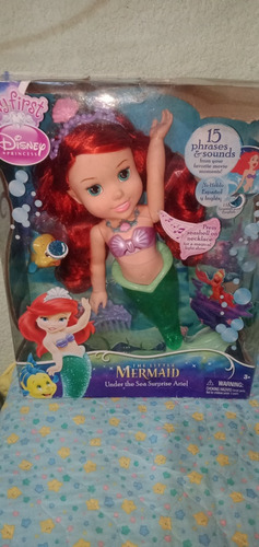 Muñeca The Little Mermaid Ariel Disney Canta Bajo El Mar Usa