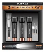 Comprar Duracell 3 Linternas De 1000 Lumens, Incluye Baterias Color De La Linterna Negro Color De La Luz Blanco