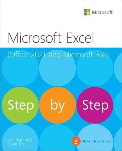 Microsoft Excel Step By Step Office 2021 And..., De Lambert, J. Editorial Microsoft Press En Inglés