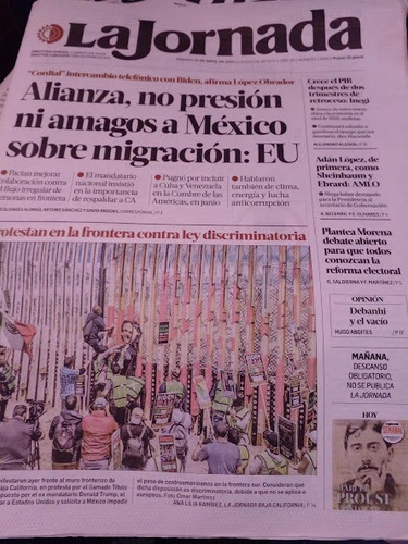 Revista Periodico La Jornada No 13569 Sab 30 De Abril 2022 (Usado)