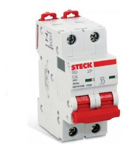 Breaker 2x10 Amp Schneider Linea Economica  6ka Sdzd62c10