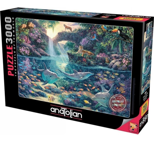 Puzzle 3000 Piezas Jungle Paradise Anatolian 