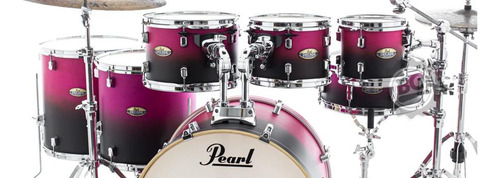 Bateria Pearl Decade Raspberry 20,8,10,12,14,16 Shellpack