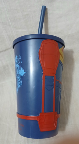 2 Vasos Capitana Marvel - Cines Cinemark Hoyts (Usado)
