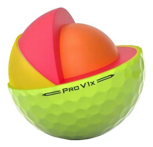 Titleist Pelotas De Golf Pro V1x Numeros Bajos - Una Docena