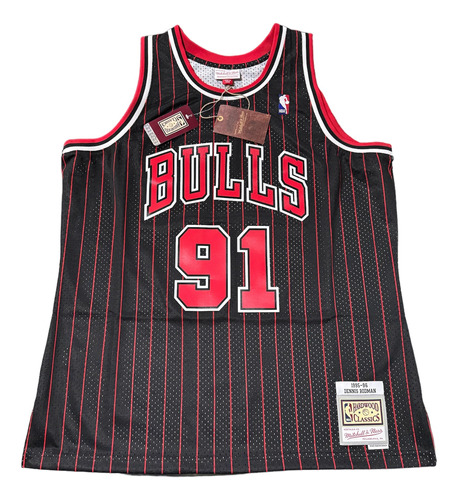 Jersey Basquetbol Chicago Bulls #91 Rodman Hardwood Classics