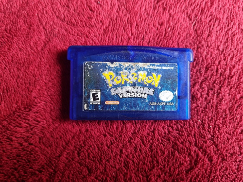 Pokémon Sapphire Versión Gameboy Advance Cartucho Original 