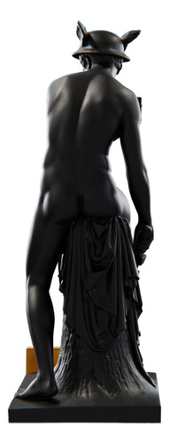 Estátua Mercúrio Mitologia Romana Estatueta - Hermes Cor Cor Aurum Noctis