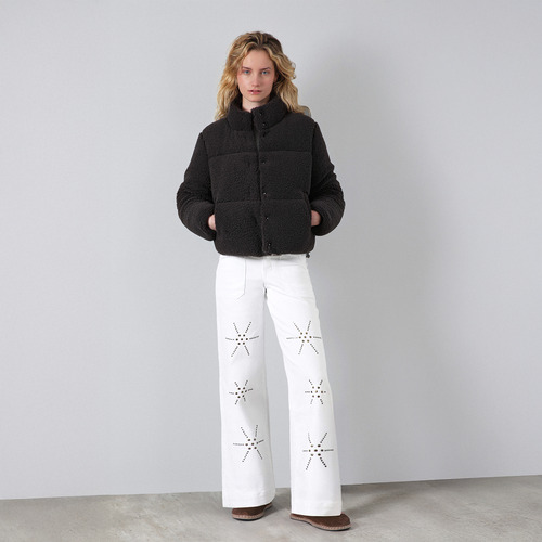Chaqueta Puffa Chiporro Gris Mujer Raindoor