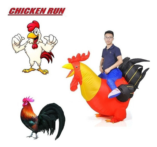Trajes Infláveis De Halloween De Frango Para Galos