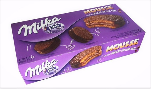 Milka Mousse - Alfajor Argentino Recheio Tipo Mousse (252g)