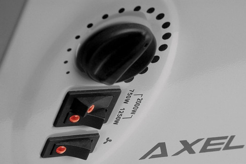 Imagen 2 de 2 de Convector Estufa Electrica Calefactor Axel Axcot Turbo Panel