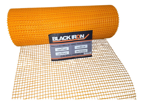 Malla Fibra Vidrio 50cm X 50mts 10x10mm Tamaño Ideal Revoque