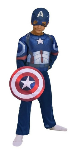 Disfraz Capitan America Clasico Licencia Marvel® New Toys