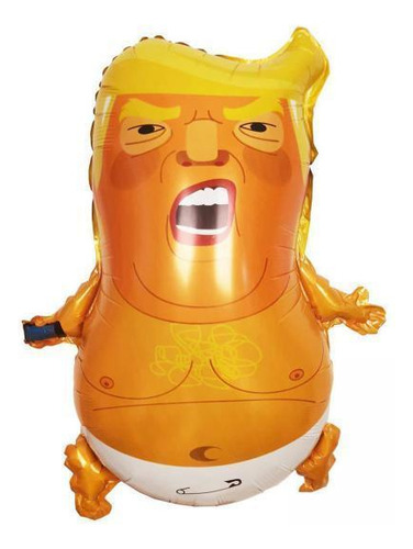 6 Pieza De Dibujos Animados Angry Trump Globo Brillante Mini