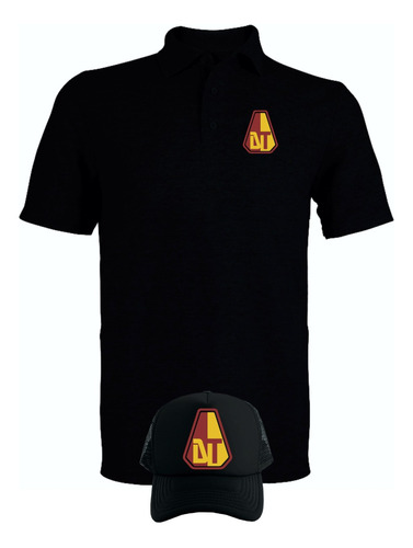 Camiseta Tipo Polo Deport Tolima Obsequio Gorra Serie Black