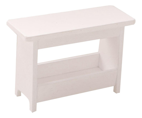 2 X 1/12 Casa De Muñecas Gabinete De Madera En Miniatura