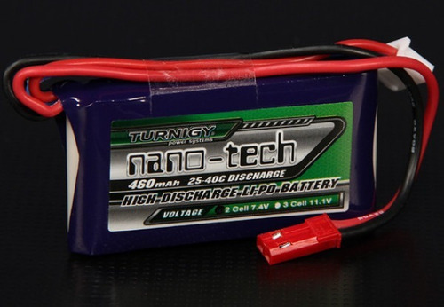 Lipo Turnigy Nano-tech 460mah 2s 25 40c Lipo Aeg