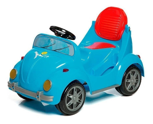 Imagem 2 de 4 de Carrinho De Passeio Com Som 1300 Fouks Azul Calesita