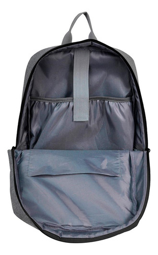 Mochila Para Notebook 15,6 Mc-50gy Cinza C3tech