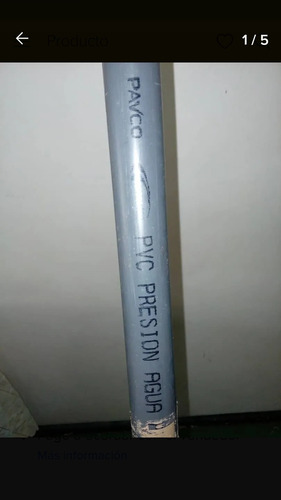 Tubo Pvc De 1 Pulgada