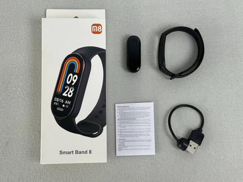 Relógio Smartband Smartwatch Pressão Corrida Bicicleta Fit + Pulseira Preto Bisel Preto