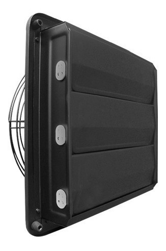 Imagen 2 de 3 de Extractor De Aire Axial 14 Industrial Acero Negro Masterfan