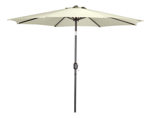 Sombrilla De Patio Sombrilla De Mesa Ventilación Beige