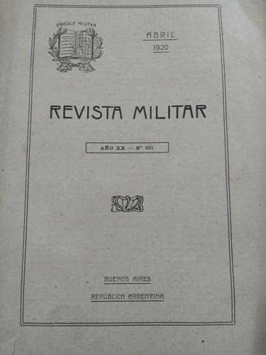 Revista Militar Año Xx- N°231